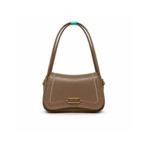 Pink Zip Shoulder Bag - Soft Feminine Everyday Handbag