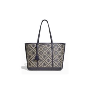 Navy Monogram Tote Bag - Everyday Chic Carryall