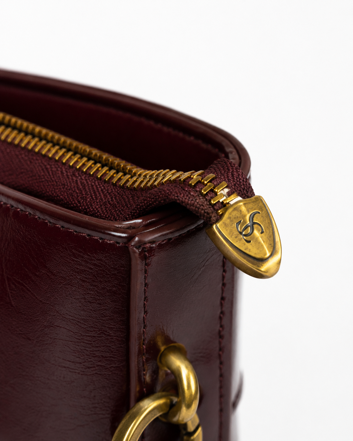 Camille Selin Equestrian Bar East-West Shoulder Bag - Image 9