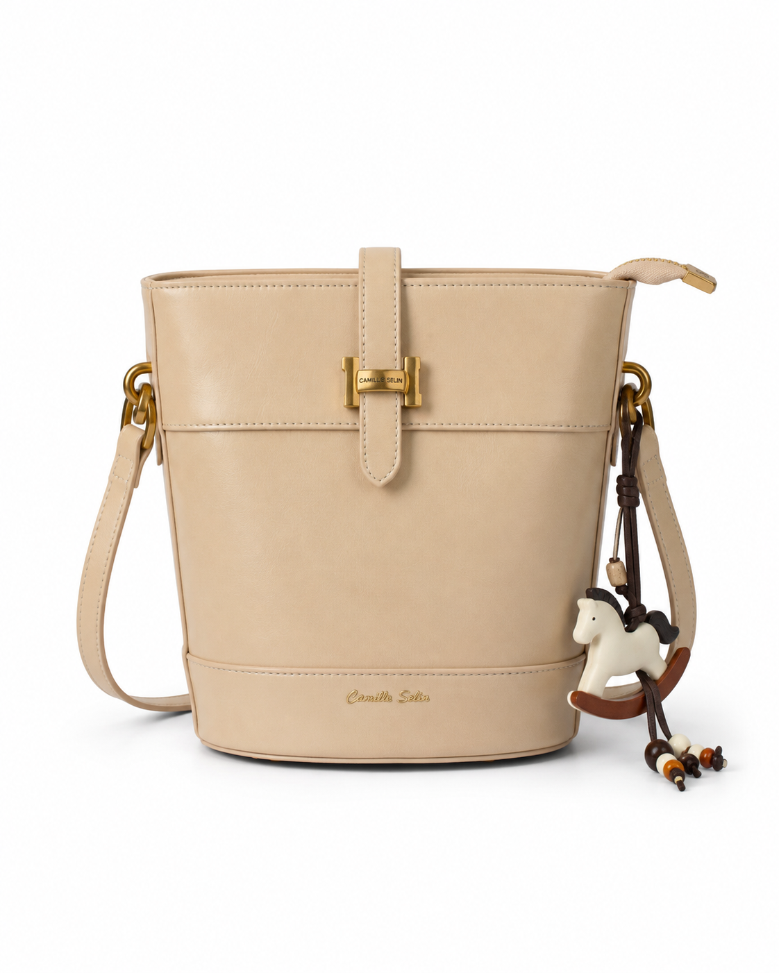 Camille Selin Equestrian Bar East-West Shoulder Bag